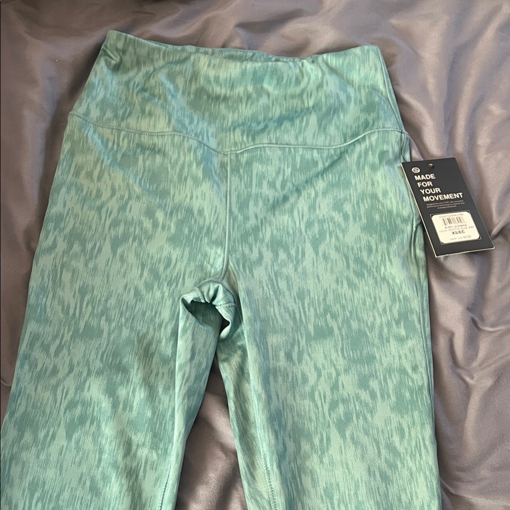Etonic Teal Patterned Leggings